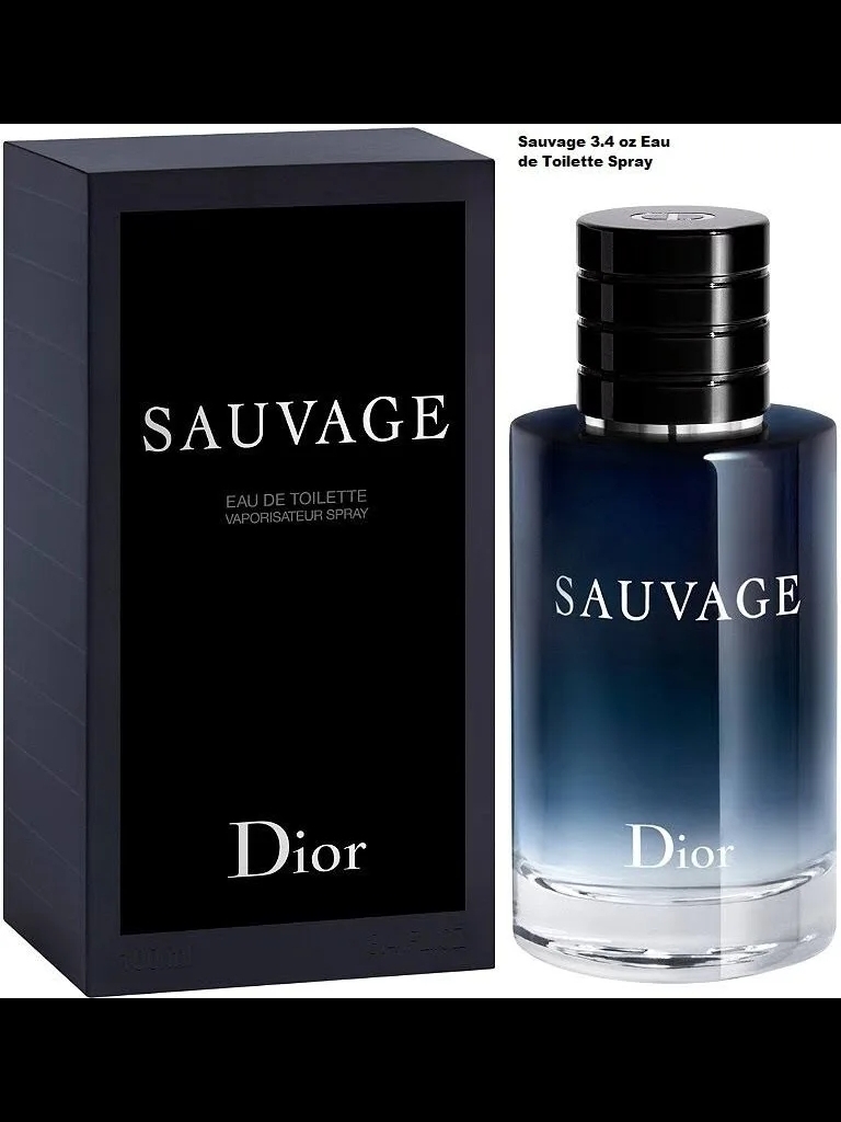 Dior Sauvage Eau De Toilette - Deep Blue And Black Bottle